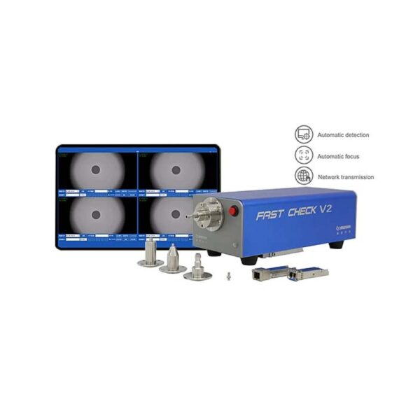 FastCheck V2 Fully Automatic Fiber Endface Inspector_Thaifiber (1) FastCheck V2 Fully Automatic Fiber Endface Inspector with digital imaging and automated fiber inspection.