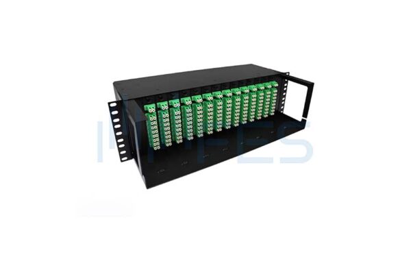 2x16 PLC Splitter LC/APC 3U Fiber Optic Patch Panel 2x16 PLC Fiber Optic Splitter LC/APC 3U Rack Mount