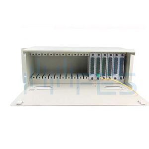 4U Rack Mountable Fiber Optic Splitter Patch Panel LC/APC SC/APC 16 Slots