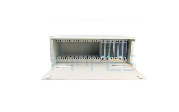 4U Rack Mountable Fiber Optic Splitter Patch Panel LC/APC SC/APC 16 Slots