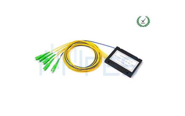 1×4 FTTH ABS Box PLC Fiber Optic Splitter with LC/APC & FC/UPC