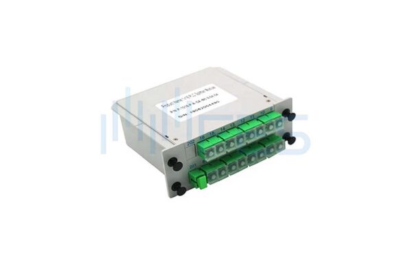 1×16 LGX PLC Fiber Optic Splitter SC/APC for 19” Patch Panel
