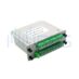 1×16 LGX PLC Fiber Optic Splitter SC/APC for 19” Patch Panel
