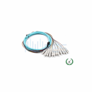 OM3 12-Core SC Fiber Optic Pigtail Patch Cord