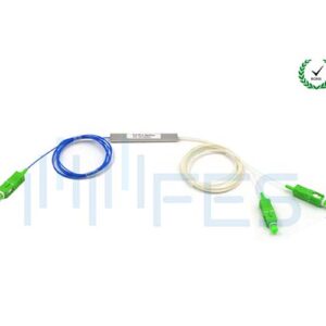 1×2 PON GPON Fiber Optic Splitter SC/LC/FC