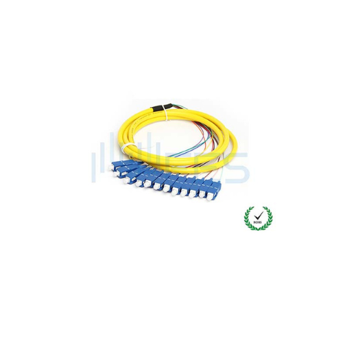 SC/UPC 12 Fibers Single Mode Fanout Pigtail – LSZH Jacket SC/UPC 12 Fibers Fanout Fiber Optic Pigtail LSZH