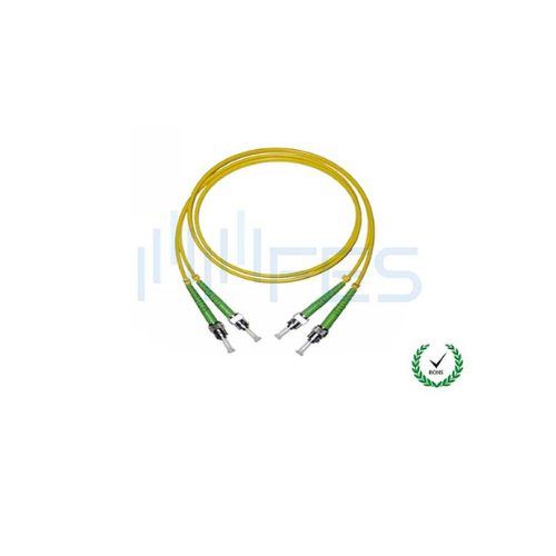 ST/APC Single Mode Fiber Optic Patch Cord – Duplex ST/APC Single Mode Duplex Fiber Optic Patch Cord